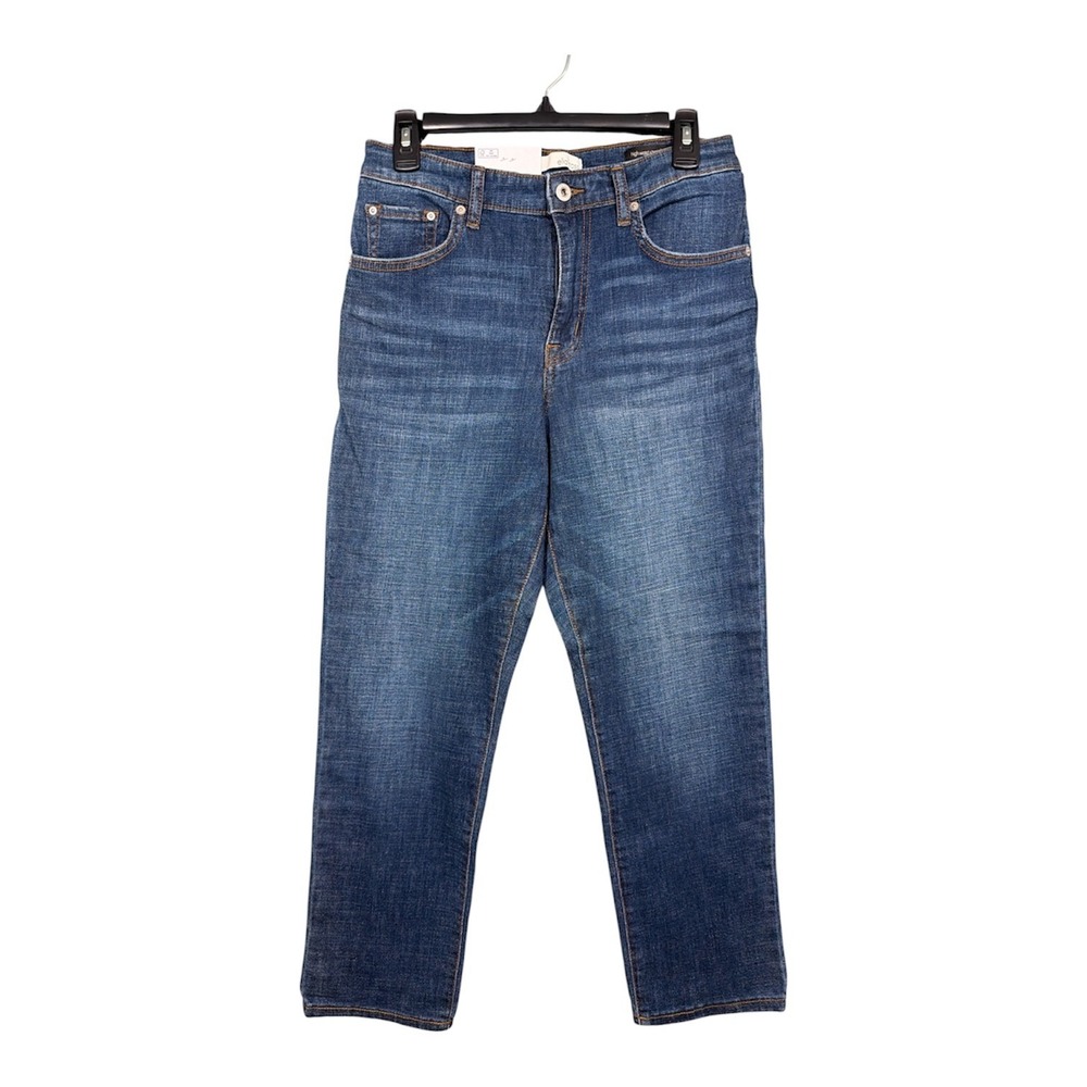 Ella Moss Womens High Rise Straight High Waist‎ Jeans 6/28 Blue Dark Denim NWT